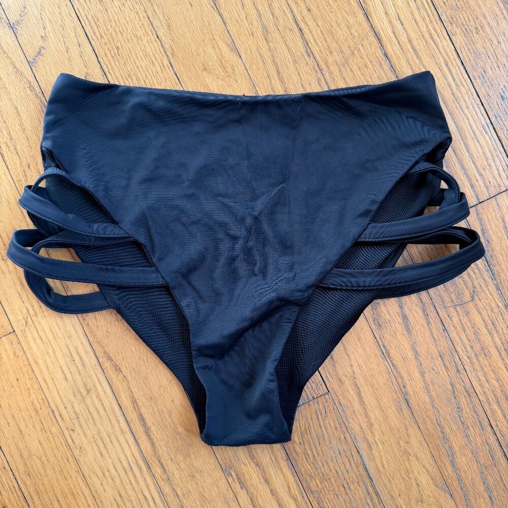 Luna Polewear Strappy Polewear Shorts - XS